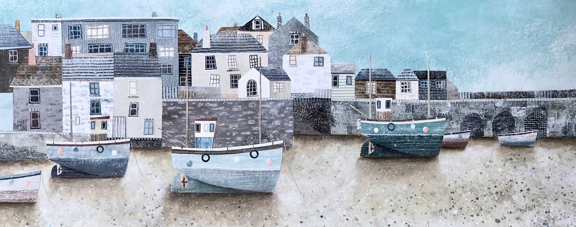 Harbour Sands St Ives Simon Hart Artist Mixed Media
