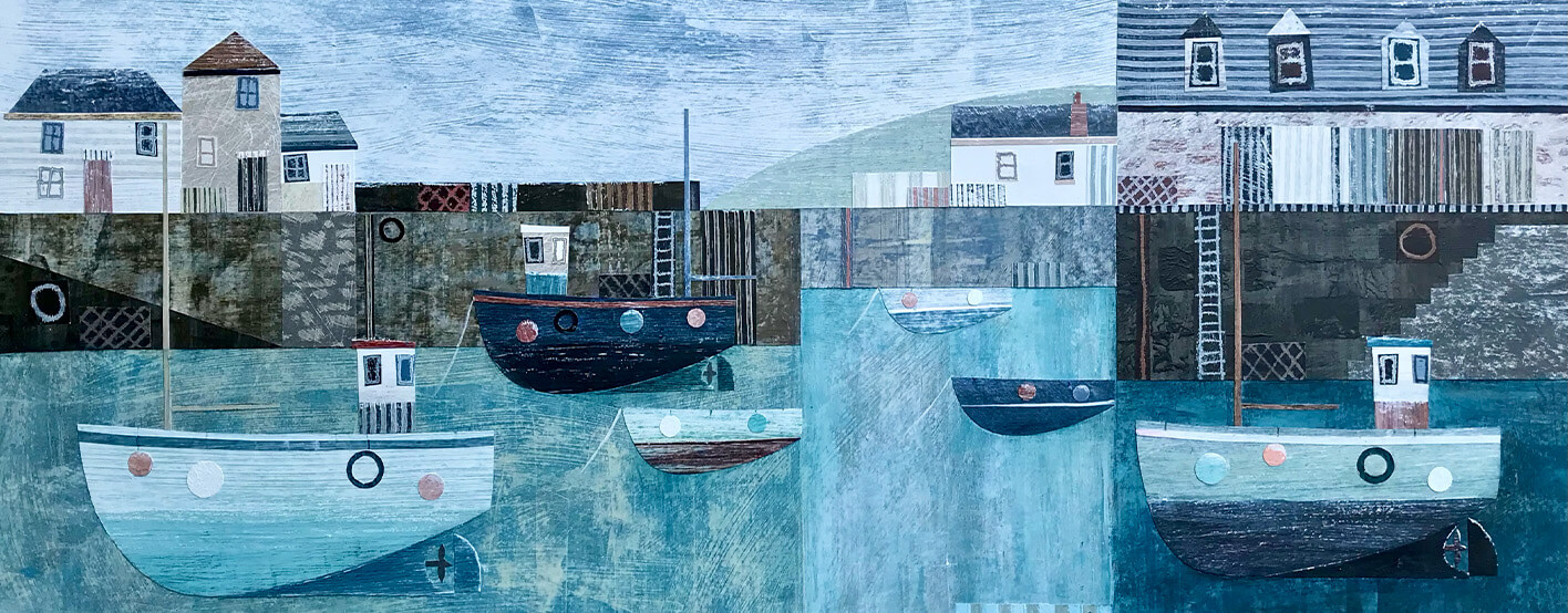 Simon Hart Artist Mixed Media Collage UK
